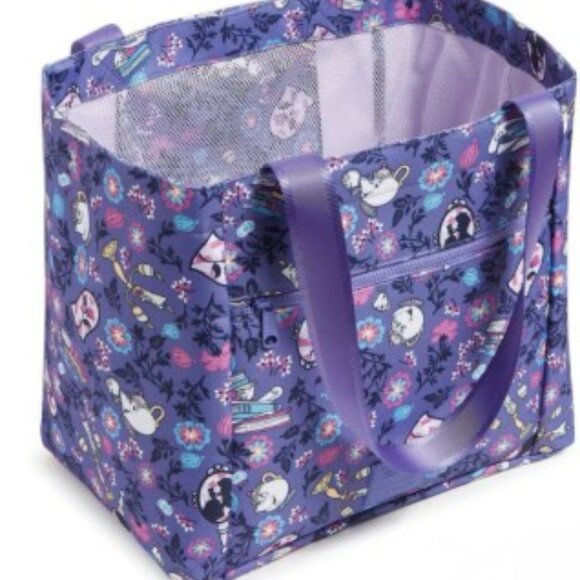 VERA BRADLEY X DISNEY Belle's Friends Large Drawstring Family Tote Bag - Picture 8 of 10